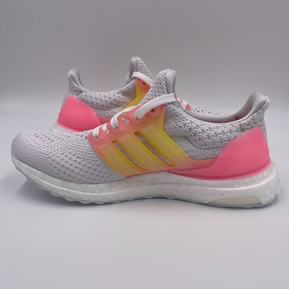 adidas Ultraboost 5.0 DNA White / Pink Womens Shoes - Picture 2 of 8